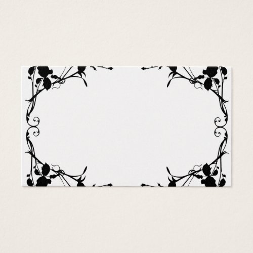 Retro frame Profile Card Business Cards