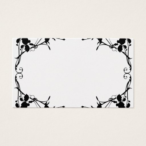 Customizable Retro frame Profile Card Business Cards