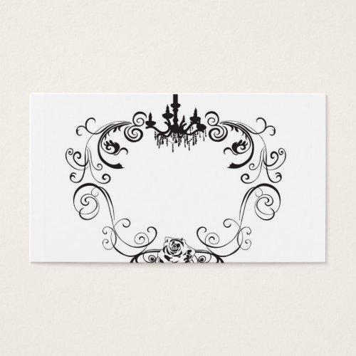 Retro frame Profile Card Business Cards