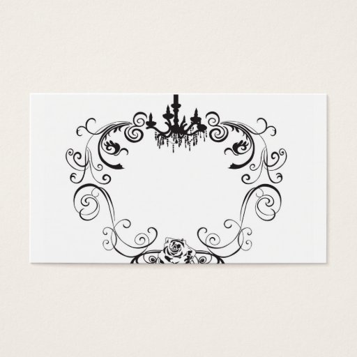 Customizable Retro frame Profile Card Business Cards