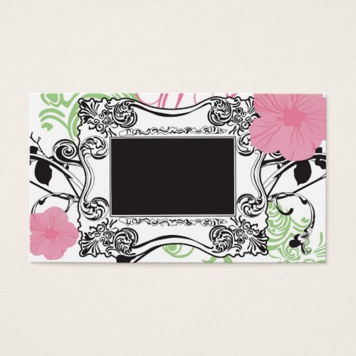 Retro frame Profile Card Business Card