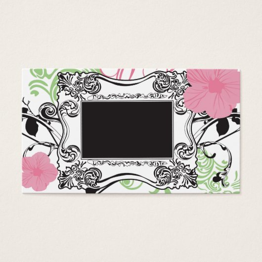 Retro frame Profile Card (Front)