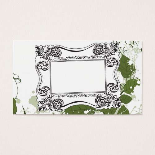 Retro frame Profile Card Business Card