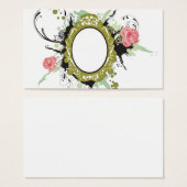Retro frame Profile Card (Front & Back)