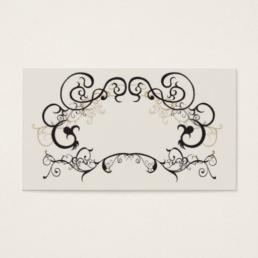 Customizable Retro frame Profile Card Business Card Template