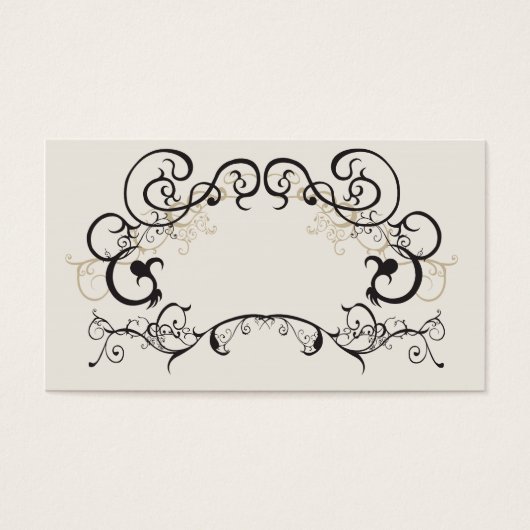Retro frame Profile Card (Front)