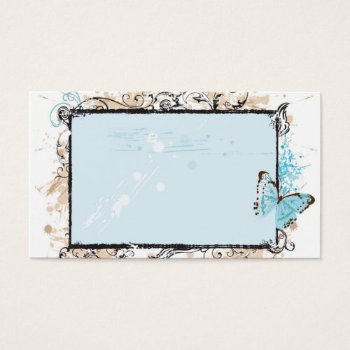 Retro frame Profile Card Business Card