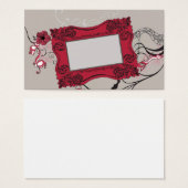 Retro frame Profile Card (Front & Back)