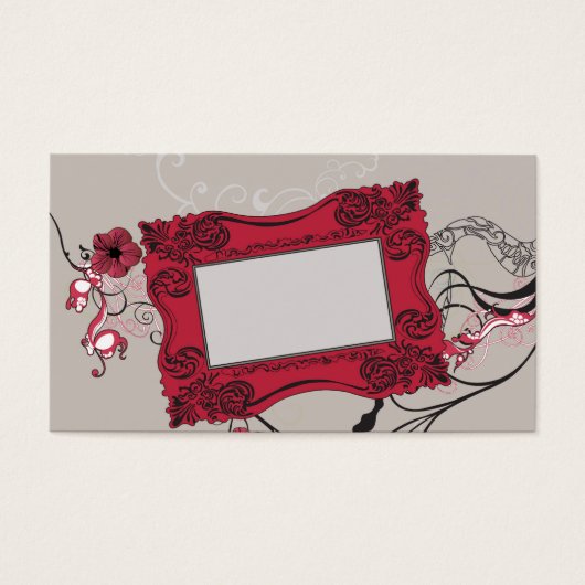 Retro frame Profile Card (Front)
