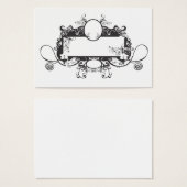 Retro frame Profile Card (Front & Back)