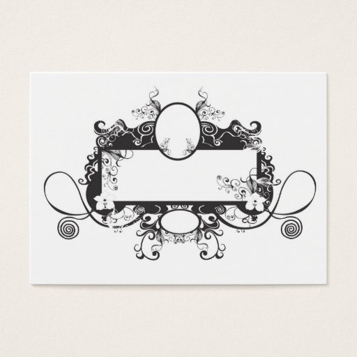 Customizable Retro frame Profile Card Business Cards