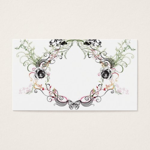 Retro frame Profile Card Business Cards