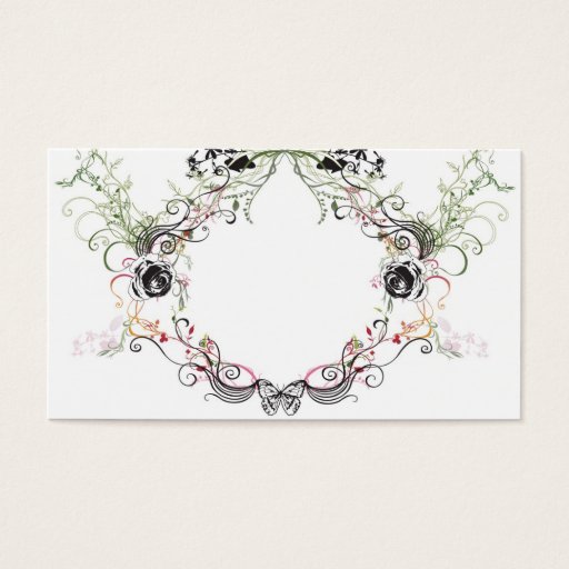 Customizable Retro frame Profile Card Business Cards