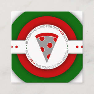 retro FREE PIZZA SLICE coupon