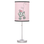 Retro French Poodle Lamp at Zazzle