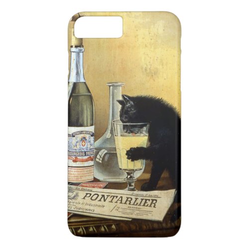 Retro french poster absinthe bourgeois iPhone 8 plus7 plus case