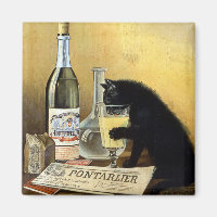 Retro french poster "absinthe bourgeois"