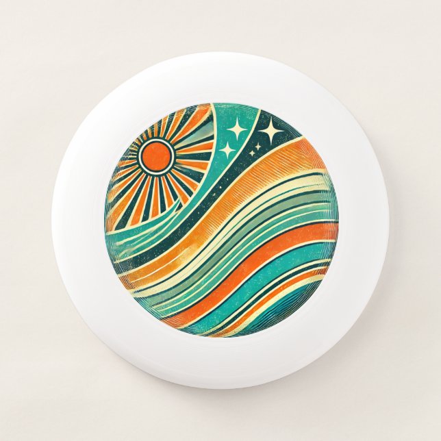 Retro Frisbee - Classic Style for Outdoor Fun (Front)