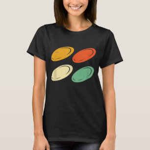 Retro Frisbee Disc Golf Discs Cool Frolf Frolfing T-Shirt