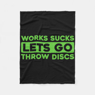 Retro Frisbee Golf - Outdoor Sport Vintage Disc Go Fleece Blanket