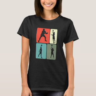 Retro Frisbee Ultimate Frisbee Player Disk Sports T-Shirt