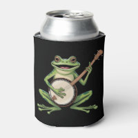 Retro Frog Playing Banjo 90s Music Lovers Vintage