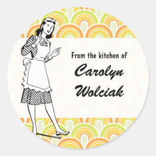 Retro "From the Kitchen" (Citrus) Sticker
