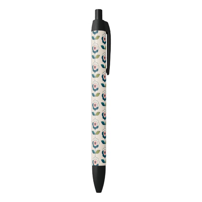 Retro Fun Garden Flower Pattern Pen (Bottom (Vertical))