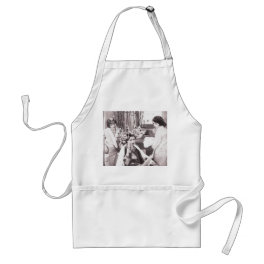 Retro Fun Hair Salon Adult Apron