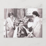 Retro Fun Hair Salon Holiday Postcard