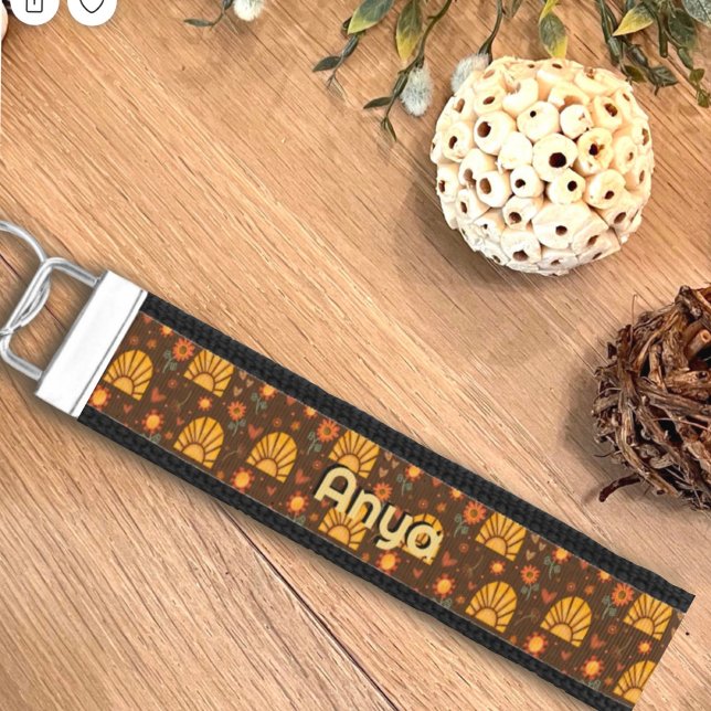 Retro Fun Sun Inspirivity Wrist Keychain (Creator Uploaded)