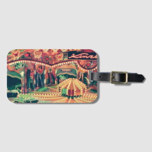 Retro Funfair Filtered Photo Luggage Tag