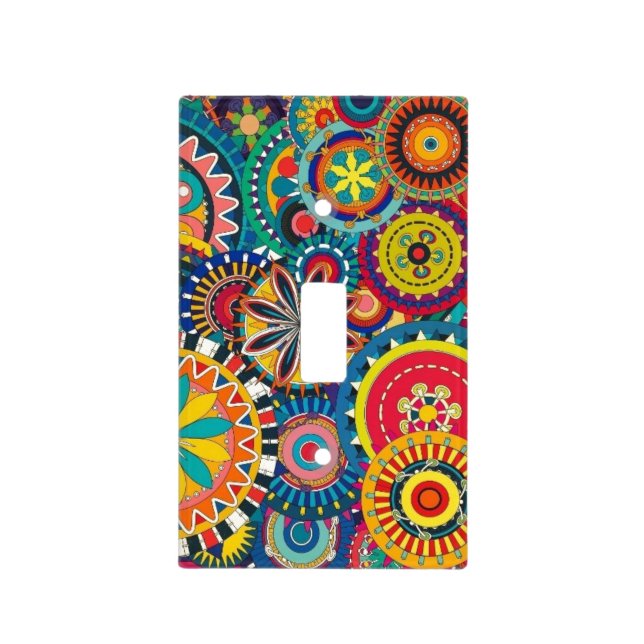 Retro Funk Fun Light Switch Cover (Front)