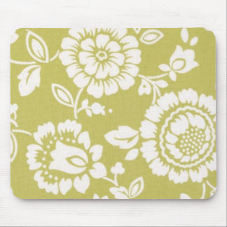 Retro Funky Floral Mousepad