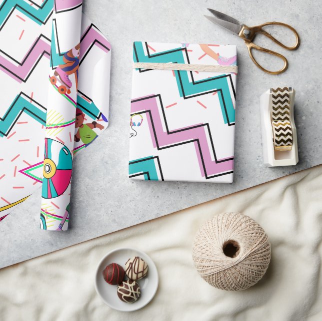 Retro Funky  Wrapping Paper (Crafts)