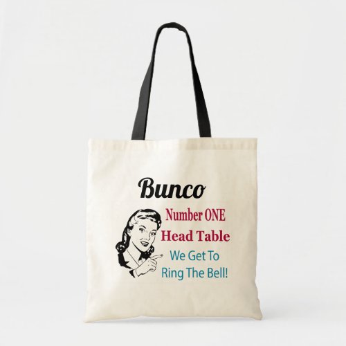 Retro Funny Bunco Tote Bag