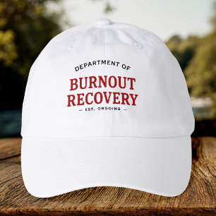 Retro Funny Burnout Recovery Nostalgia Hat