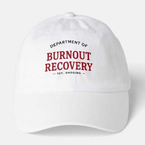 Retro Funny Burnout Recovery Nostalgia Hat