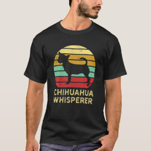 Retro Funny Chihuahua Mom Gift Chiwawa Mama Cute P T-Shirt
