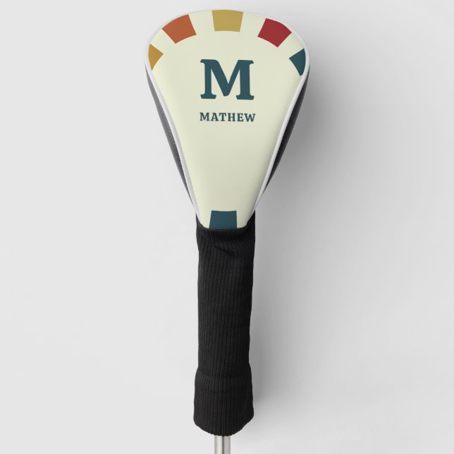 Retro Funny Dad Jokes Fathers day gift for dad Golf Head Cover (Front)