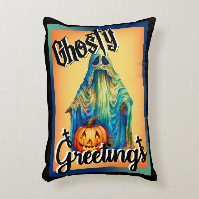 Retro Funny Halloween  Accent Pillow (Front(Vertical))