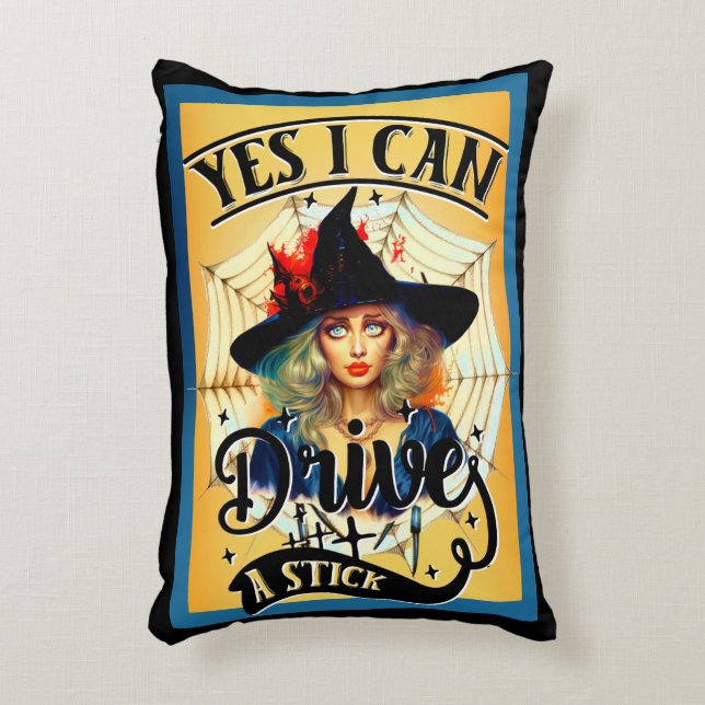 Retro Funny Halloween  Accent Pillow (Front(Vertical))