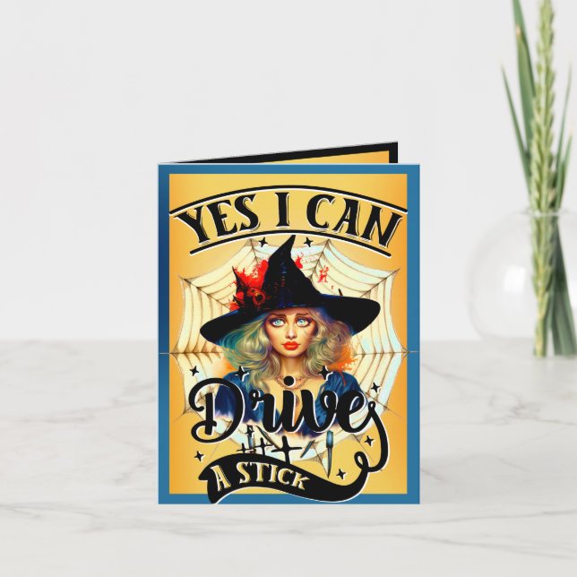 Retro Funny Halloween Cards (Front)