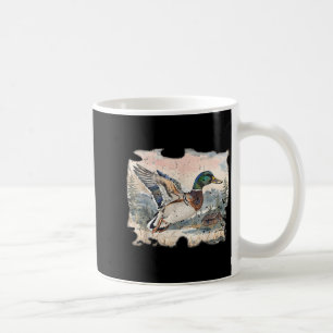 Retro Funny Mallard Duck Waterfowl Hunting Cozy Se Coffee Mug