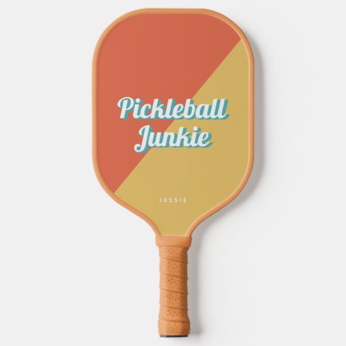 Retro Funny Personalized Pickleball Paddle