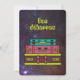 Retro funny Quebecois Holiday Card