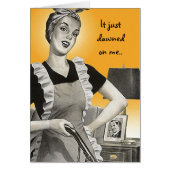Retro Funny Suburban Lady BFF Keep in Touch Cards (Front)
