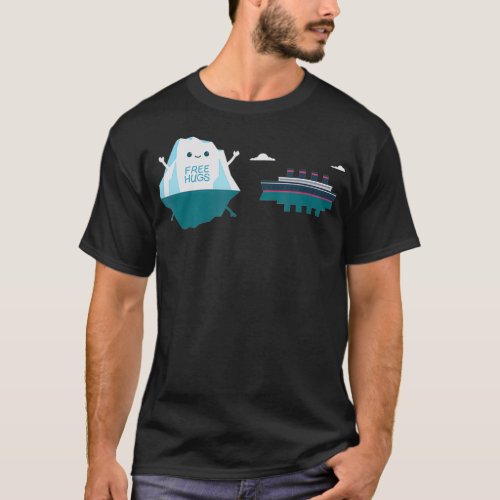 Retro Funny Titanic Cruise Ship Iceberg 1912 Cruis T_Shirt