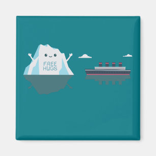 Retro Funny Titanic Iceberg 1912 Cruis Vessel Magnet