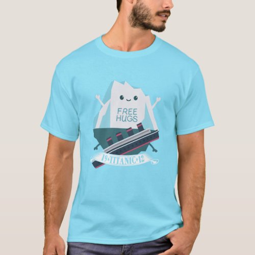 Retro Funny Titanic Iceberg 1912 Cruis Vessel T_Shirt